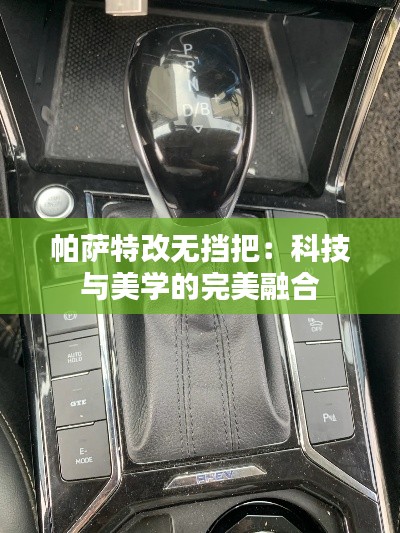 帕薩特改無(wú)擋把：科技與美學(xué)的完美融合