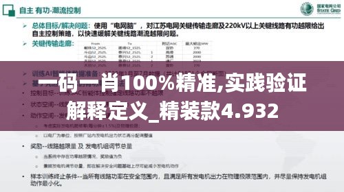 一碼一肖100%精準(zhǔn),實(shí)踐驗(yàn)證解釋定義_精裝款4.932