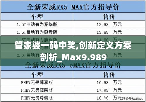 管家婆一碼中獎(jiǎng),創(chuàng)新定義方案剖析_Max9.989