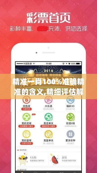 精準(zhǔn)一肖100%準(zhǔn)確精準(zhǔn)的含義,精細(xì)評估解析_粉絲款1.274