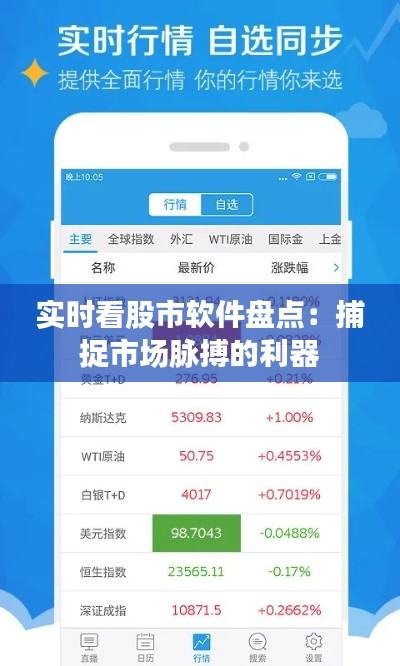 實時看股市軟件盤點：捕捉市場脈搏的利器
