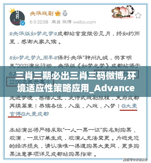 三肖三期必出三肖三碼微博,環(huán)境適應性策略應用_Advance12.584