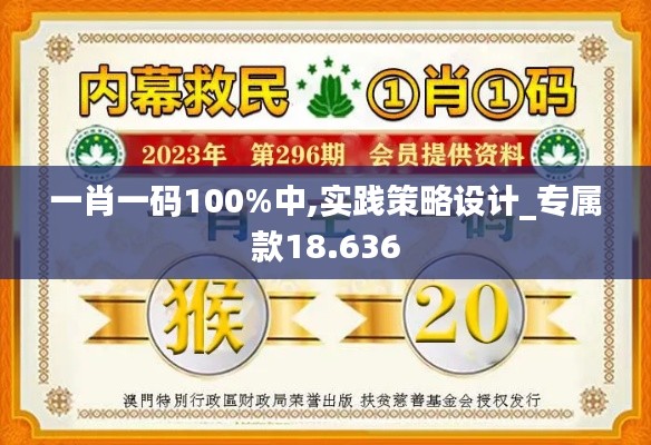 一肖一碼100%中,實踐策略設(shè)計_專屬款18.636