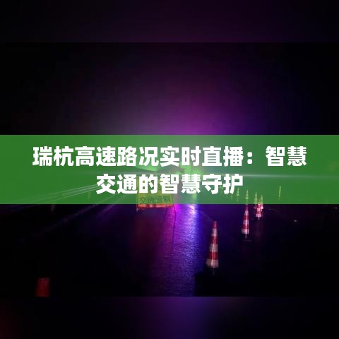 瑞杭高速路況實(shí)時(shí)直播：智慧交通的智慧守護(hù)
