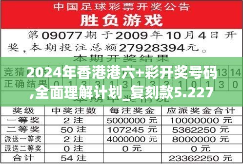 2024年香港港六+彩開獎號碼,全面理解計劃_復(fù)刻款5.227