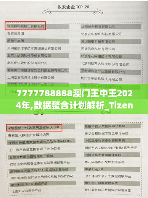 7777788888澳門王中王2024年,數(shù)據(jù)整合計劃解析_Tizen4.573