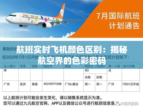 航班實(shí)時(shí)飛機(jī)顏色區(qū)別：揭秘航空界的色彩密碼