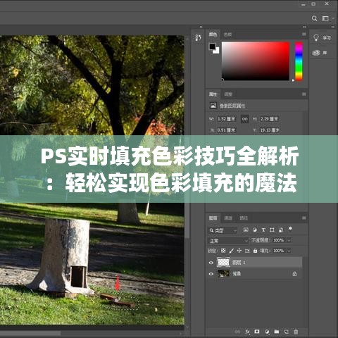 PS實時填充色彩技巧全解析：輕松實現(xiàn)色彩填充的魔法