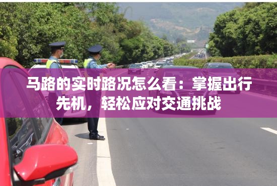 馬路的實時路況怎么看：掌握出行先機，輕松應對交通挑戰(zhàn)