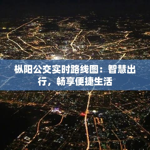 樅陽公交實時路線圖：智慧出行，暢享便捷生活