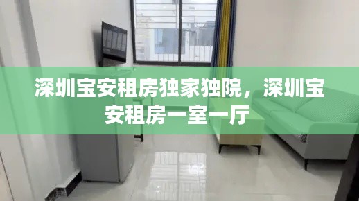 深圳寶安租房獨(dú)家獨(dú)院，深圳寶安租房一室一廳 