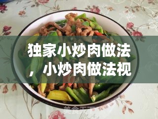 獨(dú)家小炒肉做法，小炒肉做法視頻 