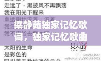 梁靜茹獨家記憶歌詞，獨家記憶歌曲背后故事 