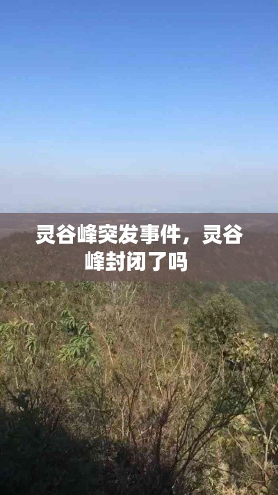 靈谷峰突發(fā)事件，靈谷峰封閉了嗎 