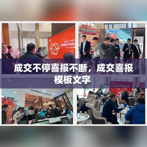 成交不停喜報不斷，成交喜報模板文字 