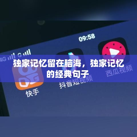 獨家記憶留在腦海，獨家記憶的經(jīng)典句子 