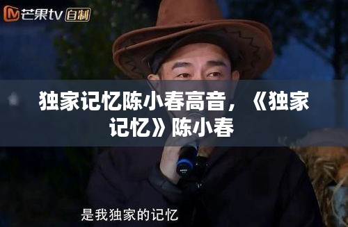 獨(dú)家記憶陳小春高音，《獨(dú)家記憶》陳小春 