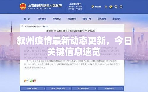 敘州疫情最新動(dòng)態(tài)更新，今日關(guān)鍵信息速覽