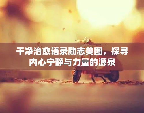 干凈治愈語(yǔ)錄勵(lì)志美圖，探尋內(nèi)心寧?kù)o與力量的源泉