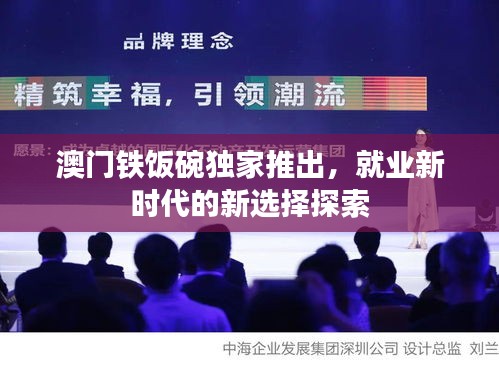 澳門鐵飯碗獨家推出，就業(yè)新時代的新選擇探索