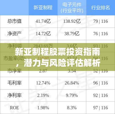 新亞制程股票投資指南，潛力與風(fēng)險(xiǎn)評(píng)估解析