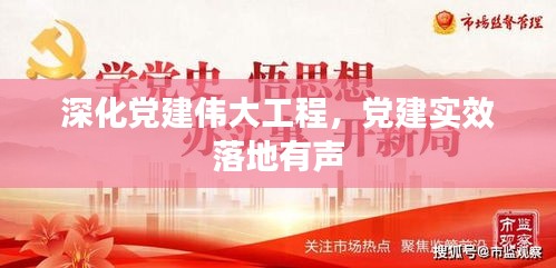 深化黨建偉大工程，黨建實效落地有聲