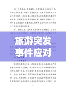 旅游突發(fā)事件應(yīng)對經(jīng)驗總結(jié)與啟示